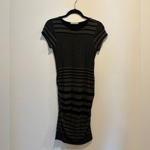 Loveappella Striped maternity dress